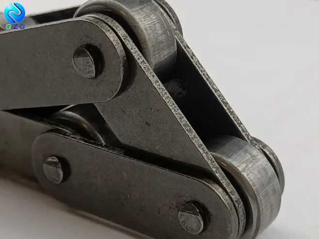 Cadena transportadora de placa lateral recta de doble pas de la sèrie B